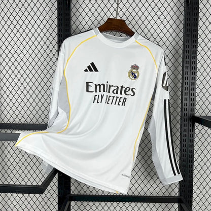 Real Madrid 2025/26 Domicile à manches longues