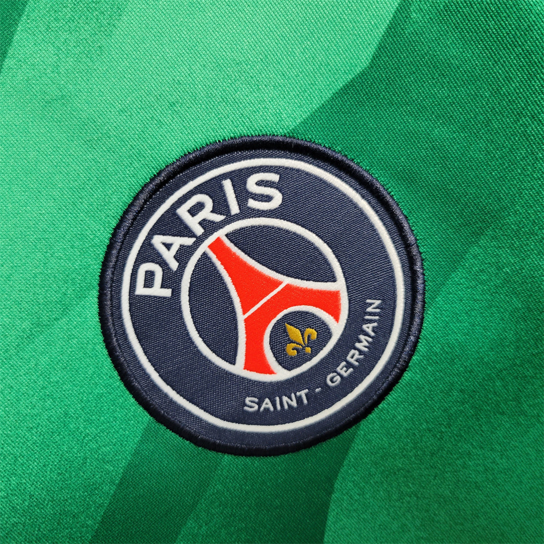 23-24 PSG Green Goalkeeper manche longue