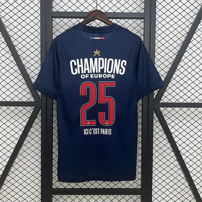 24-25 PSG Home Champions of Europe
