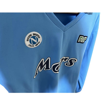 Naples 1988/89 Domicile à manches longues