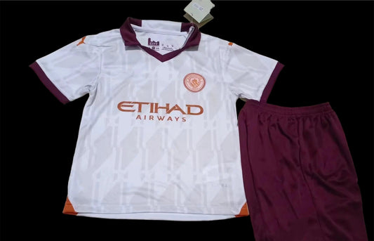 Manchester City maillot Extérieur ensemble Enfant 2023 2024