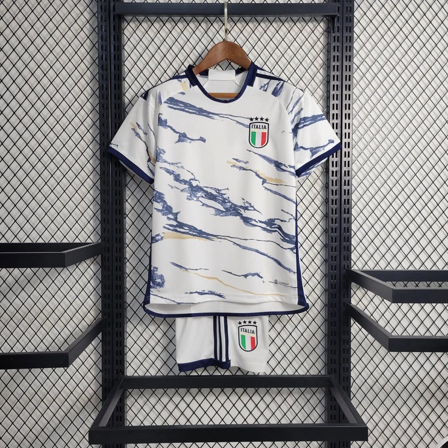 Italie maillot Extérieur ensemble Enfant 2023 2024