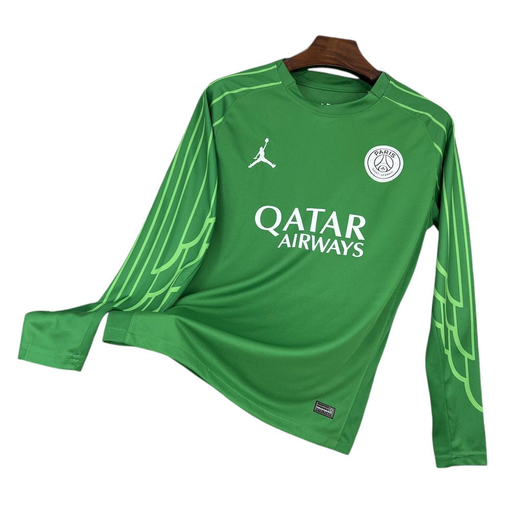 25-26 PSG Green Goalkeeper manche longue