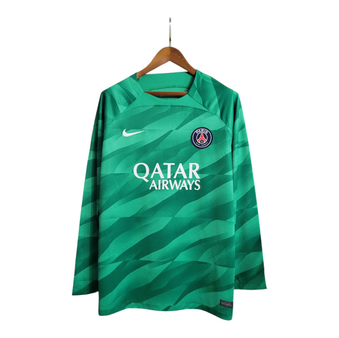 23-24 PSG Green Goalkeeper manche longue